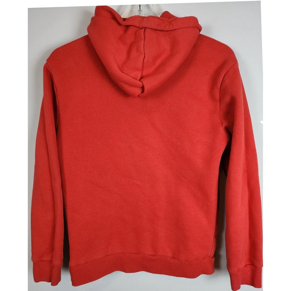 Kids Puma Red‎ Logo Graphic Hoodie Sweatshirt Youth Size 14 16